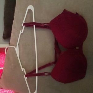 Victoria's Secret 36C Maroon Push Up Bra